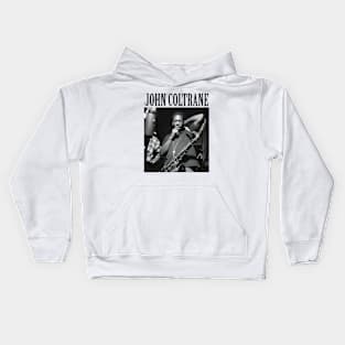 Vintage John Coltrane 1946 to 1967 Kids Hoodie